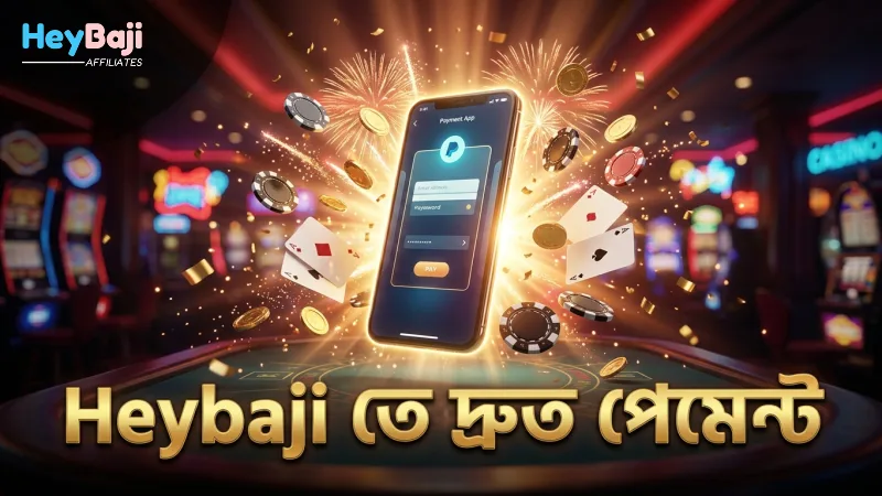 স্থানীয় পেমেন্ট পদ্ধতির মাধ্যমে Heybaji তে দ্রুত লেনদেন।