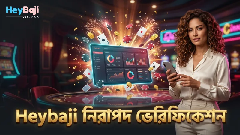 Heybaji পার্টনার ড্যাশবোর্ডে নিরাপদ ভেরিফিকেশন প্রক্রিয়া।
