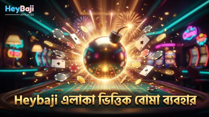 বোম্বিং ফিশিং খেলার নিয়ম এবং গেমপ্লে 1 বোম্বিং ফিশিং গেমে এলাকা ভিত্তিক বোমার সঠিক ব্যবহার শেখায় Heybaji