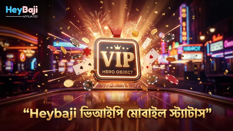 Heybaji ভিআইপি স্ট্যাটাসের মোবাইল ইন্টারফেসের স্পষ্ট চিত্র