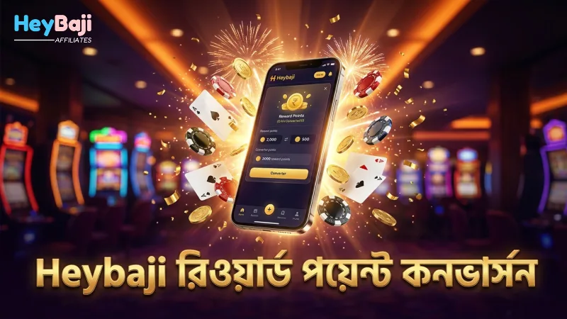 Heybaji অ্যাপ থেকে রিওয়ার্ড পয়েন্ট কনভার্সন প্রক্রিয়া প্রদর্শন