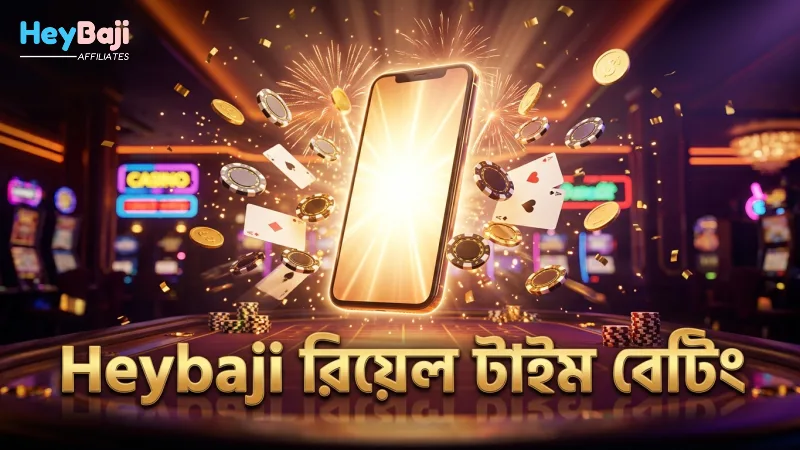 Heybaji-র মোবাইল অ্যাপ থেকে রিয়েল-টাইম স্কোর এবং বেট যাচাই