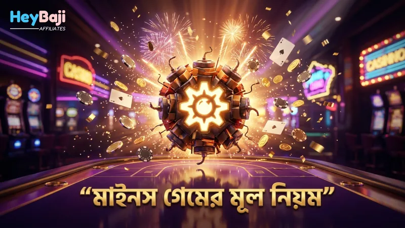 মাইনস গেমের বেসিক নিয়ম ও খেলার পরিধি বোঝা যায়
